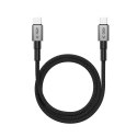 Kabel Tech-Protect Ultraboost DNA MagTwist USB-C PD 100W / 5A 200 cm - szary