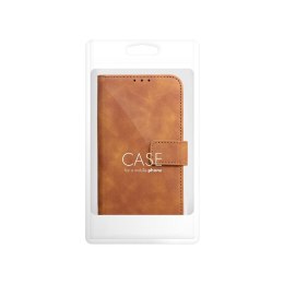 Etui z klapką na Honor 600 LITE Tender Book brązowe