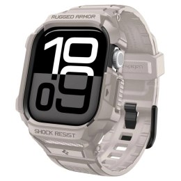Pasek Spigen Rugged Armor Pro V2 na Apple Watch (46 mm) - beżowy