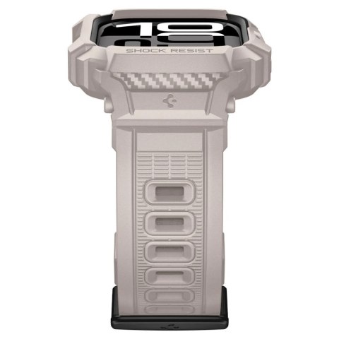 Pasek Spigen Rugged Armor Pro V2 na Apple Watch (46 mm) - beżowy
