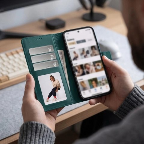 Etui Tech-Protect Wallet na Xiaomi Redmi Note 17 Pro Max 5G - zielone