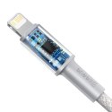 Kabel Baseus CATLGD-A02 Lightning - USB-C PD 20W 480Mb/s 2m - biały - OUTLET