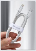 Kabel Baseus CATLGD-A02 Lightning - USB-C PD 20W 480Mb/s 2m - biały - OUTLET