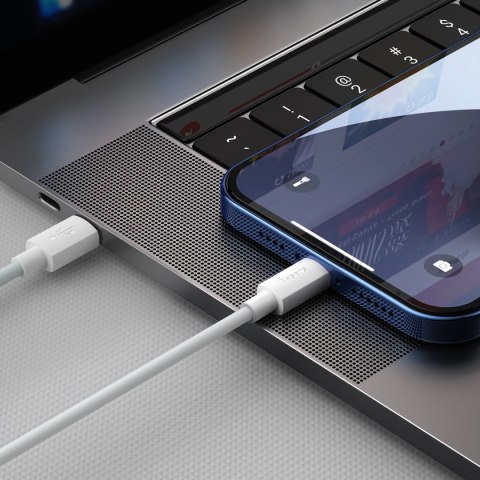 Kabel Baseus Simple Wisdom Lightning / USB-C 20W 1.5 m 2 szt. - biały - OUTLET