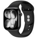 Pasek Tech-Protect Silicone na Apple Watch 44 / 45 / 46 / 49 mm - czarny