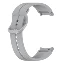 Pasek silikonowy do SAMSUNG Watch 4 / 5 szary (4)