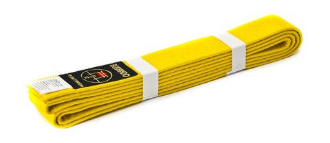 PAS DO KIMON 300cm żółty BUSHINDO