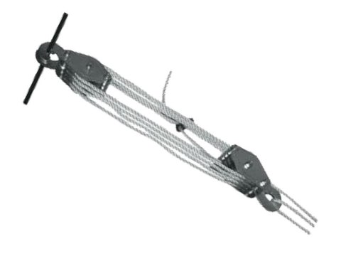 Uniwersalny system bloczkowy z liną do 300 kg