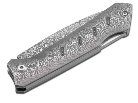 Boker Plus Damascus Dominator Nóż składany z damastu