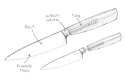 Nóż Santoku Boker Solingen Core Professional Kulle