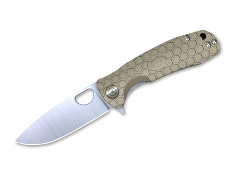 Nóż składany Honey Badger Flipper D2 Large Tan