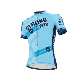 Koszulka rowerowa FDX Pro Cycling Shirt | niebiesko biała ROZM.M