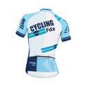 Koszulka rowerowa FDX Pro Cycling Shirt | niebiesko biała ROZM.M