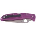 Nóż Spyderco Endura 4 FRN Purple Flat Ground Plain