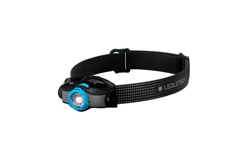 Latarka czołówka Ledlenser MH3 black/blue