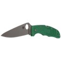 Nóż Spyderco Endura 4 FRN Green Flat Ground Plain