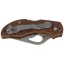 Nóż Spyderco Byrd Robin 2 FRN Brown, Plain (BY10PBN2)