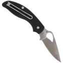 Nóż składany Spyderco Byrd Tern G-10 Black, Plain (BY23GP)