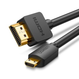 Kabel micro HDMI - HDMI UGREEN HD127 4K 3D 1.5m (czarny)