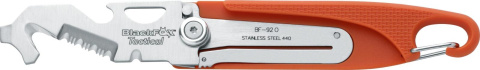 Nóż składany ratowniczy BlackFox Zytel Orange Rescue Folder (BF-92O)