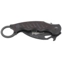 Nóż składany Fox Karambit w/ Emerson Wave Black G10, Black Idroglider N690Co (479)