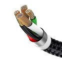Kabel USB Baseus 3w1 USB-C / Lightning / Micro 3,5A 0,3m (czarny)