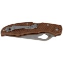 Nóż składany Spyderco Byrd Cara Cara 2 FRN Brown, Plain (BY03PBN2)