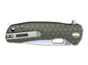 Nóż składany Honey Badger Flipper Large Green, 8Cr13MoV, Drop Point