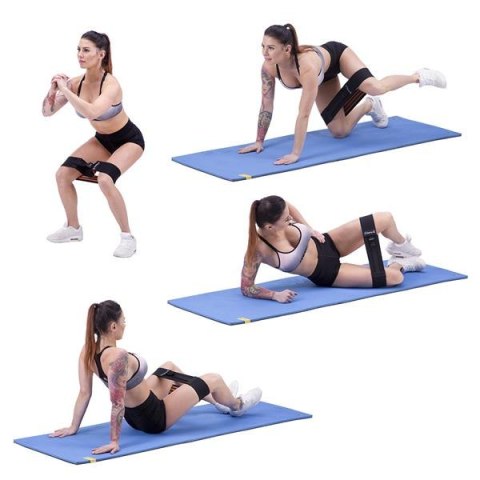 Regulowana guma do ćwiczeń mięśni ud i pośladków HMS HBR10