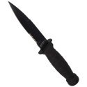 Nóż FOX Military Tactical Spear Point, Black Kraton G (1685T)