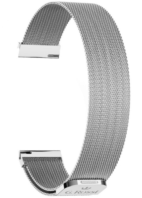 Bransoleta mesh do Smartwatch G.Rossi SREBRNA GR18S
