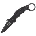 Nóż składany FOX The Dart Karambit Black G10, Black Idroglider N690 by Doug Marcaida (FX-597)