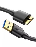 Kabel USB 3.0 - micro USB 3.0 UGREEN US130 2m (czarny)