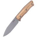 Nóż LionSteel Bushcraft Olive Wood, Satin Blade (B35 UL)