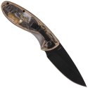 Nóż myśliwski Herbertz Solingen motyw 3D Jeleń Aluminium, Black Blade (533712)