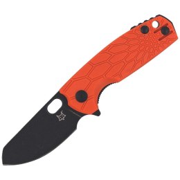 Nóż składany Fox Baby Core FRN Orange, Black Stonewashed N690 by Jesper Voxnaes (FX-608 OR)