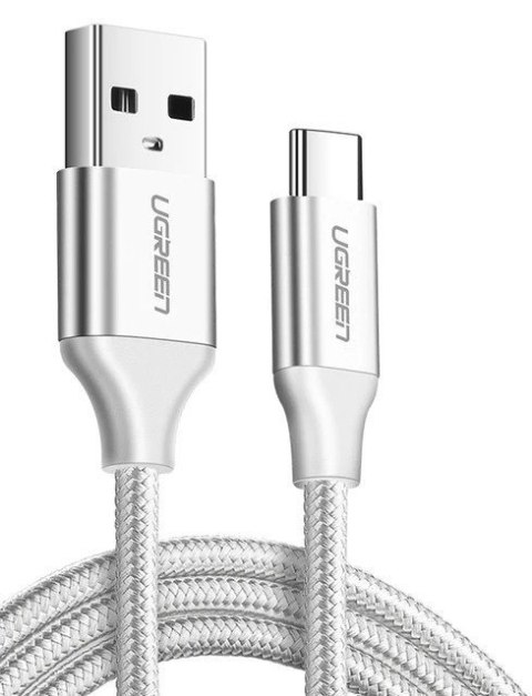 Kabel UGREEN 	US288USB do USB-C, QC3.0, 1m (biały)