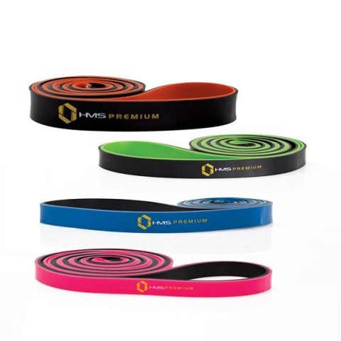 Guma do ćwiczeń HMS GU06 niebiesko-czarna 2250 x 21 x 5 mm