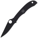 Nóż składany Spyderco HoneyBee Stainless Black Plain (C137BKP)