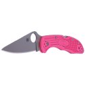 Nóż składany Spyderco Delica 4 FRN Pink, Plain CPMS30V (C11FPPNS30V)