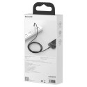 Kabel USB do Lightning Baseus Tungsten Gold, 2.4A, 1m (czarny)