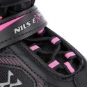 Łyżworolki Nils Extreme NA9080 | rozm. S (31-34) czarno fioletowe