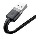 Kabel Lightning USB Baseus Cafule 2A 3m (szaro-czarny)