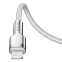 Kabel USB-C do Lightning Baseus Cafule, PD, 20W, 2m (biały)