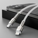 Kabel USB-C do Lightning Baseus Cafule, PD, 20W, 2m (biały)