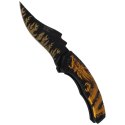 Nóż składany Herbertz Solingen Gold Dragon Aluminium, Black Blade (588813)
