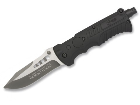 Nóż K25 19588 Tactical Black Titanium