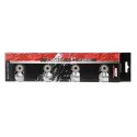 PU 90x24 82A PRZEZROCZYSTE (4 szt.) + ABEC-7 CHROME (8 szt.) ZESTAW NILS EXTREME