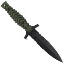 Nóż boot K25 Tactical Green ABS-Rubber, Titanium Coated (32207)