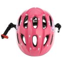 MTW01 LED RÓŻOWY ROZM. XS (42-48 cm) KASK NILS EXTREME